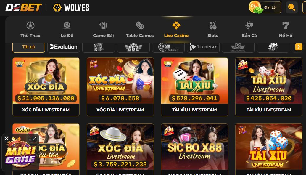 Debet - Sân đặt cược online siêu hot anh em nên biết Chơi game Casino online đẳng cấp tại Debet