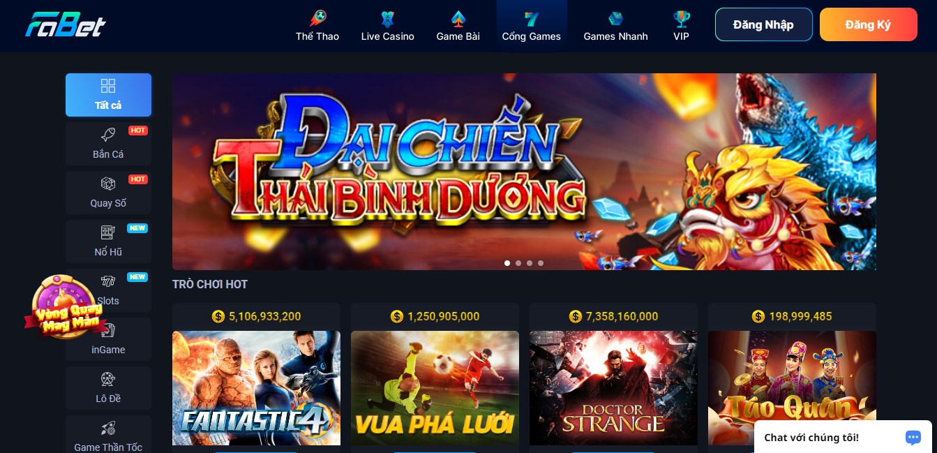 Fabet là điểm đến lý tưởng cho người thích cá độ